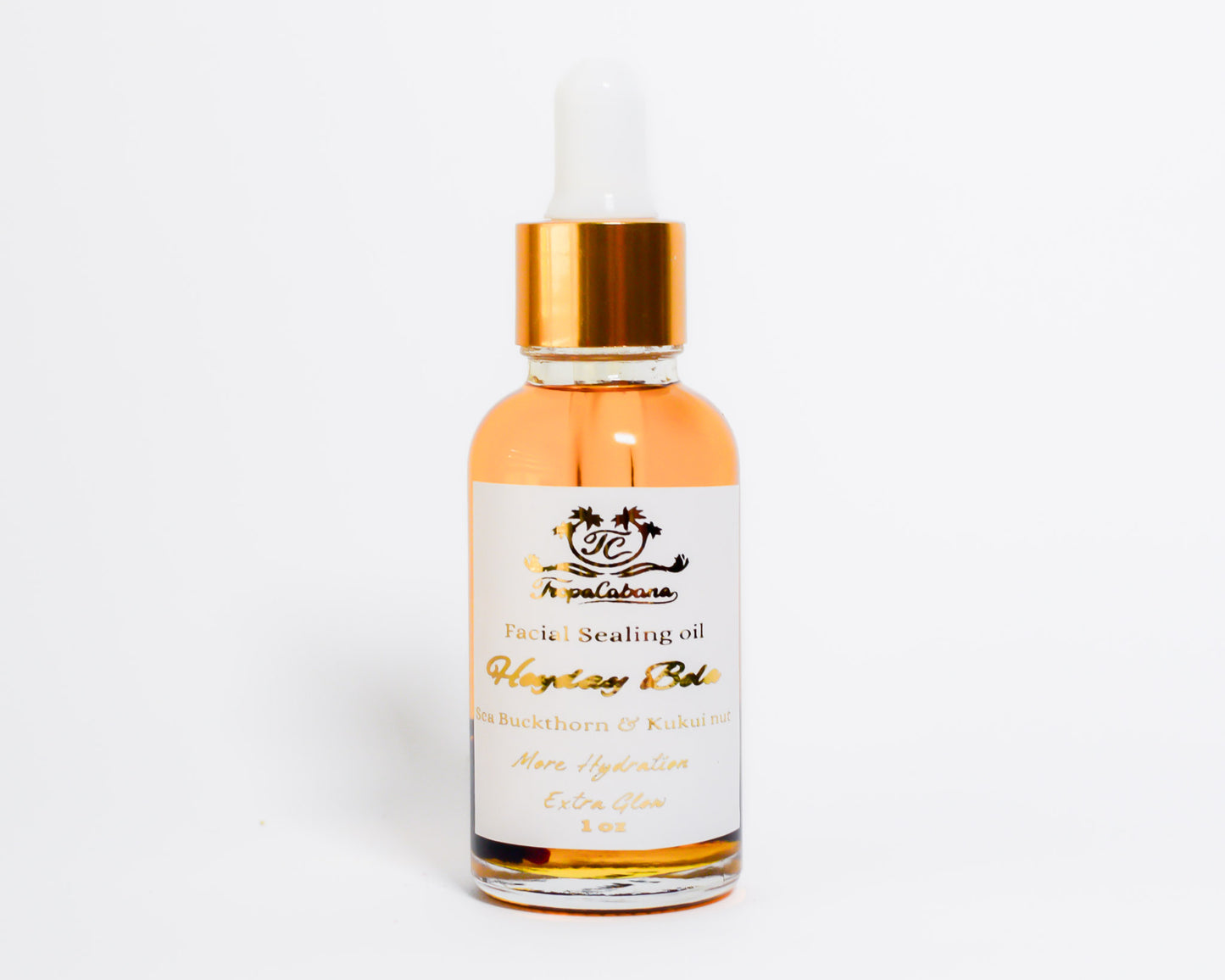 TropaCabana, Heyday Bela Facial Sealing Oil, Sea Buckthorn & Kukui Nut oil, Vegan Skincare, Natural Skincare, Not tested on animals, Daytime Skincare, Beauty Products, Spa Products