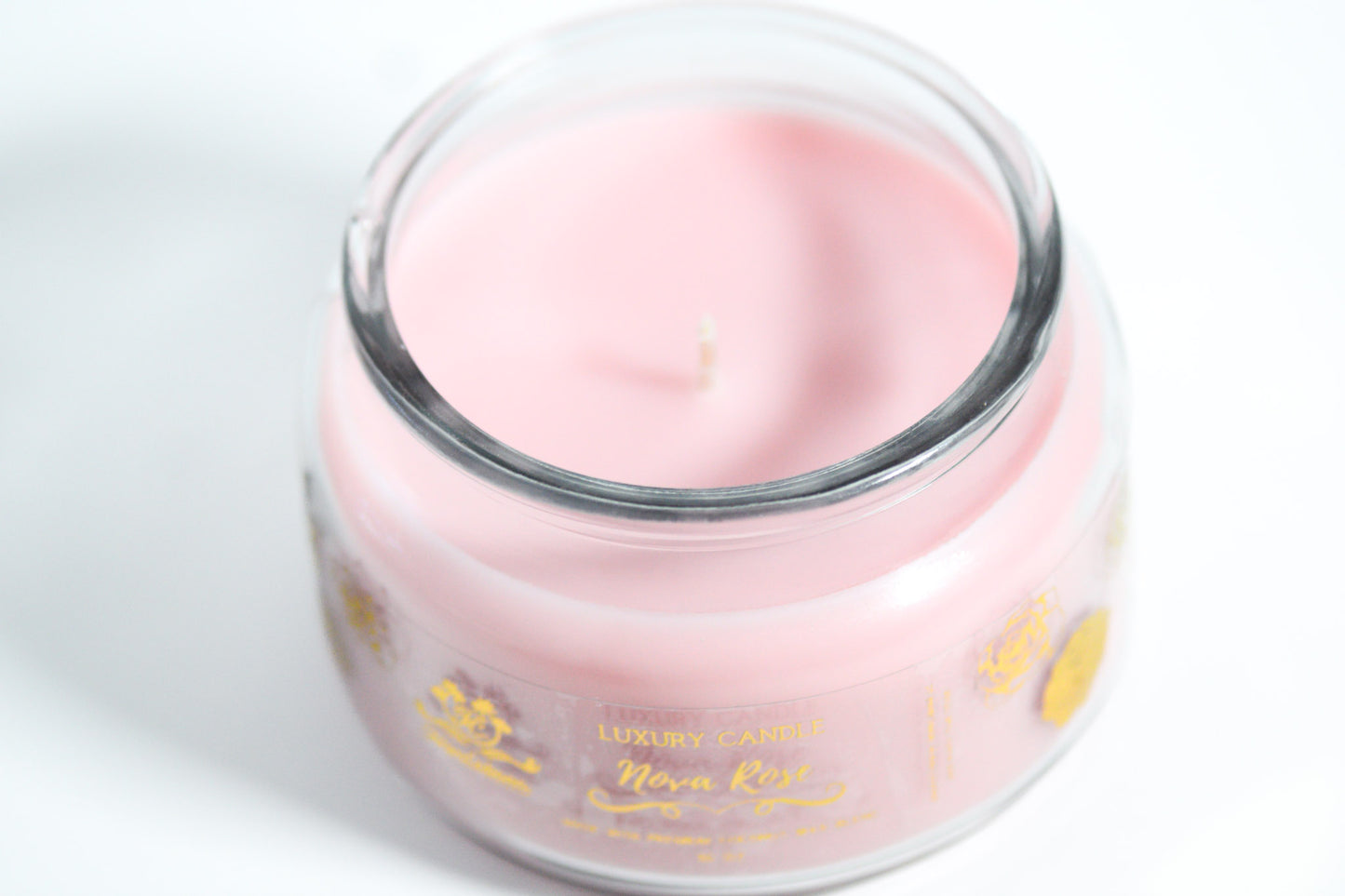 TropaCabana, 10 oz Nova Rose Candle, Floral Fragrance, Pink Candle, Luxury Candle, Vegan Candle, Coconut Wax Candle, Valentine's Candle, Gifts for her, anniversary gift, mother's day gift