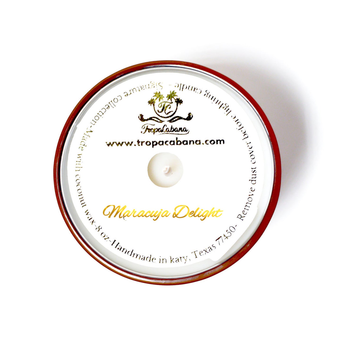8 oz Maracuja Delight Candles, Signature Collection, Fruity Fragrance, Food Fragrance, Unisex, Gifts for Him, Gifts for her, Gifts for travelers, Special Occasion Gift, Luxury Candle, Vegan Candle, Coconut Wax Candle, Scented Candle, Aromatherapy, Passion Fruit,Tropical Fruits, sugar, TropaCabana, Gold Glass Jar Candle, Made in the US, Vet Owned Business, Woman Owned Business, Brazilian Owned Business, Small Business, Support Local, Support Small, Handmade, Handpoured Candles.