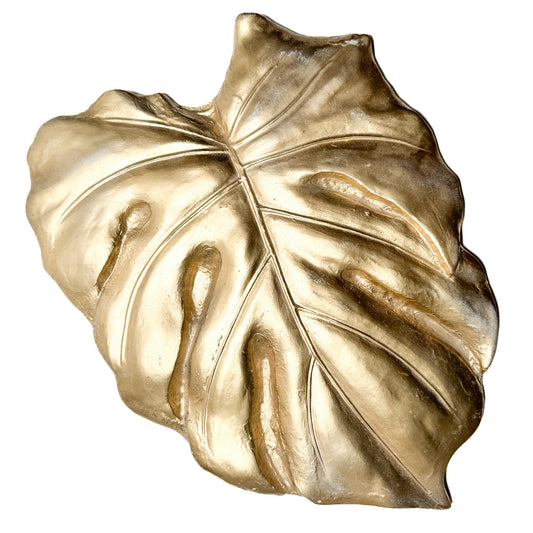 Gold Monstera leaf