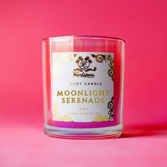 Moonlight Serenade Pink Iridescent Candle